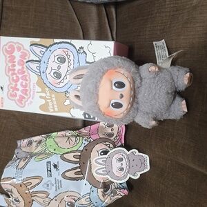 Labubu the monster in sesame bean